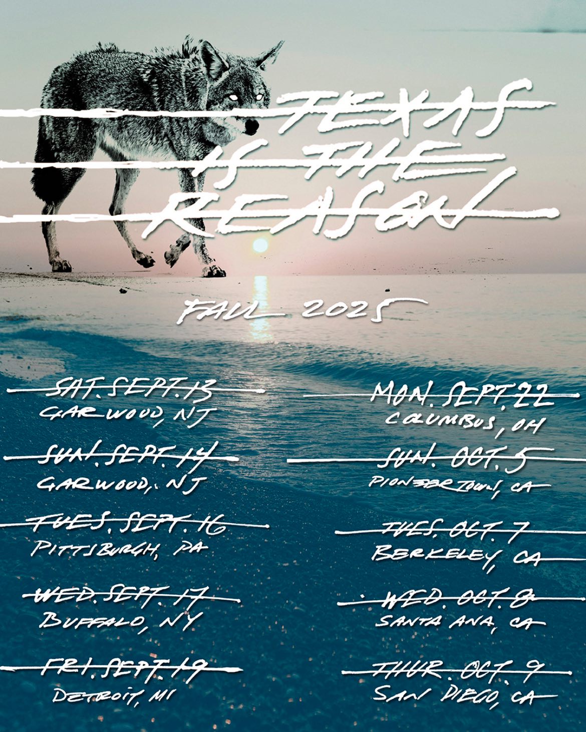 Texas Is The Reason Tour Poster 2025